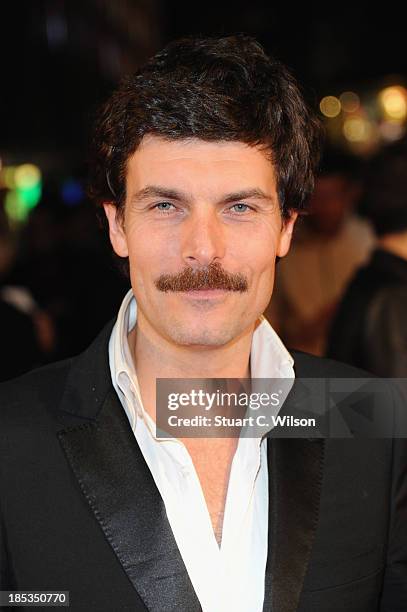 Actor Christophe Paou attends a screening of "Stranger by the Lake" during the 57th BFI London Film Festival at Odeon West End on October 18, 2013 in...