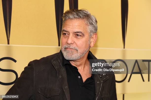 George Clooney attends "The Boys In The Boat" New York Screening at Museum of Modern Art on December 13, 2023 in New York City.