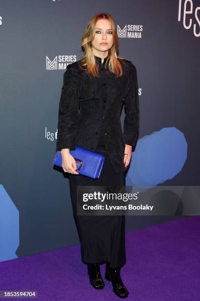 Camille Razat attends the "Les Eclats" By Series Mania Photocall at La Gaite Lyrique on December 13, 2023 in Paris, France.
