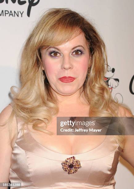Actress Kirsten Vangsness attends the 9th Annual GLSEN Respect Awards held at the Beverly Hills Hotel on October 18, 2013 in Beverly Hills,...