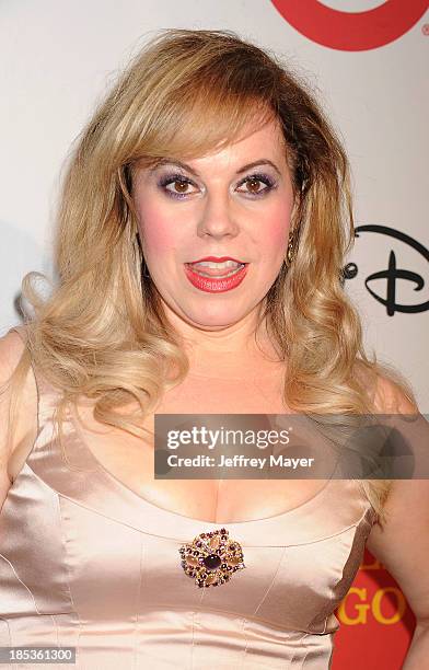 Actress Kirsten Vangsness attends the 9th Annual GLSEN Respect Awards held at the Beverly Hills Hotel on October 18, 2013 in Beverly Hills,...