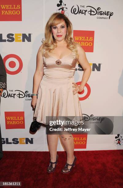 Actress Kirsten Vangsness attends the 9th Annual GLSEN Respect Awards held at the Beverly Hills Hotel on October 18, 2013 in Beverly Hills,...