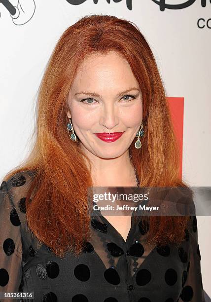 Actress Amy Yasbeck attends the 9th Annual GLSEN Respect Awards held at the Beverly Hills Hotel on October 18, 2013 in Beverly Hills, California.