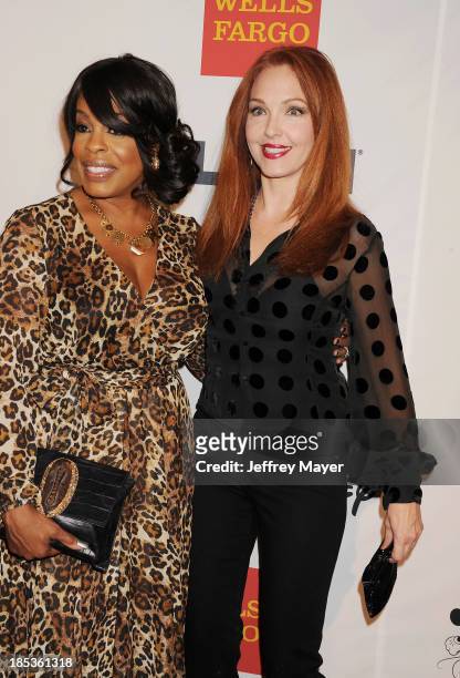 Actresses Niecy Nash and Amy Yasbeck attend the 9th Annual GLSEN Respect Awards held at the Beverly Hills Hotel on October 18, 2013 in Beverly Hills,...