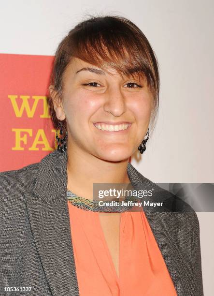 Producer Laila Al-Shamma attends the 9th Annual GLSEN Respect Awards held at the Beverly Hills Hotel on October 18, 2013 in Beverly Hills, California.