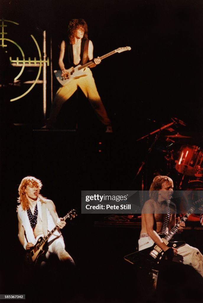 Def Leppard Perform At Hammersmith Odeon In 1983