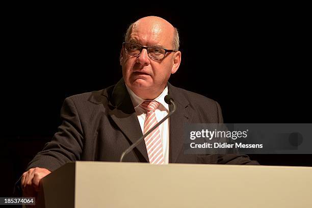 Daniel Termont attends to the celebration of the 40th birthday of the Ghent Film Festival. A celebration organised to honour Jacques Dubrulle, former...