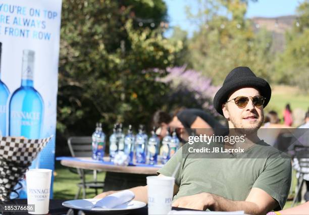 Gavin DeGraw is seen golfing at the Malibu Golf Club during the Pinnacle Vodka and Live Nation?s Summer Sweepstakes event on October 19, 2013 in...