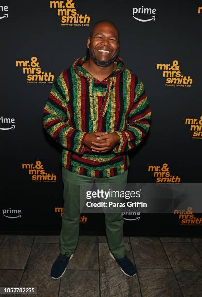 Contributor, Jason Johnson attends a Speed Dating Event Inspired By Prime Video's "Mr. & Mrs. Smith" at 5Church on December 13, 2023 in Atlanta,...