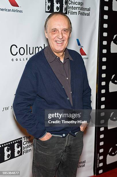 Director Dario Argento attends the "Dracula 3D" premiere at AMC River East Theater on October 19, 2013 in Chicago, Illinois.