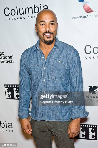 Geno Monteiro attends the "H4" premiere at AMC River East Theater on October 19, 2013 in Chicago, Illinois.