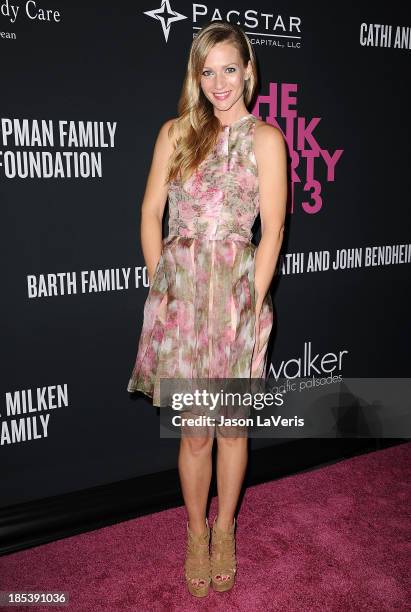 Actress A.J. Cook attends the 2013 Pink Party at Hangar 8 on October 19, 2013 in Santa Monica, California.