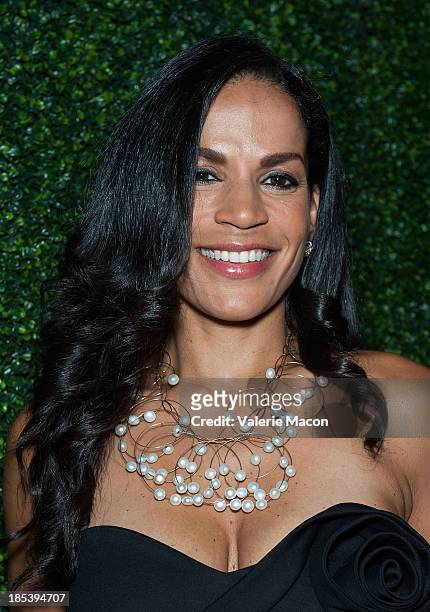 Crystal McCrary Anthony attends House of Flowers Dinner Honoring Diahann Carroll and Cheryl Boone Isaacs at Tracey Edmonds house on October 19, 2013...