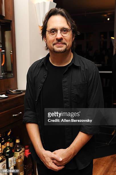 Drummer Dave Lombardo of Slayer attends Varese Sarabande Worldwide 35th Anniversary Special Halloween Concert Gala at Warner Grand Theatre on October...