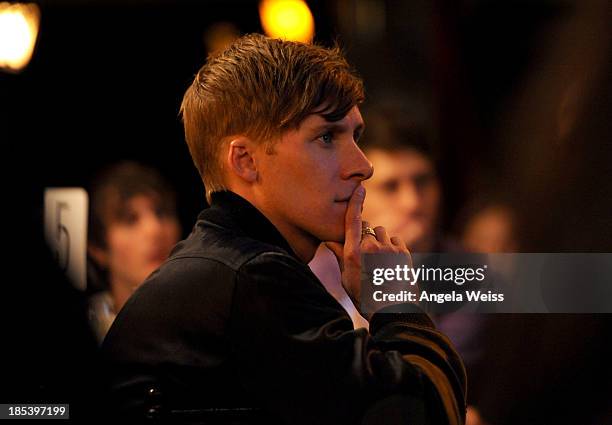 Screenwriter Dustin Lance Black attends 'An Evening Under The Stars' benefiting The L.A. Gay & Lesbian Center at a private residency on October 19,...
