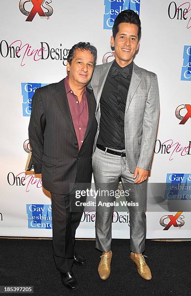 Jon Imparto and Fabian Quezada attend 'An Evening Under The Stars' benefiting The L.A. Gay & Lesbian Center at a private residency on October 19,...