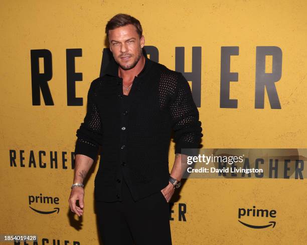 Alan Ritchson attends the Los Angeles special screening of Prime Video series "Reacher" Season 2 at the Culver Theater on December 13, 2023 in Culver...