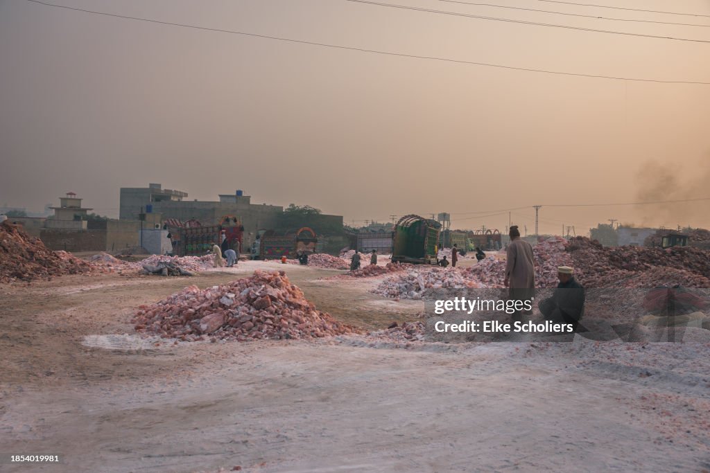 Salt In Pakistan Workers load industrial salt at the Khewra salt mine on December 12 ...