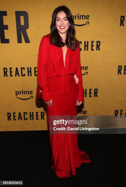 Serinda Swan attends the Los Angeles special screening of Prime Video series "Reacher" Season 2 at the Culver Theater on December 13, 2023 in Culver...