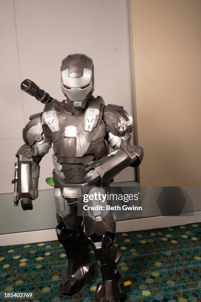 Andrew Foster as War Machine from Iron Man attends Nashville Comic Con 2013 at Music City Center on October 19, 2013 in Nashville, Tennessee.