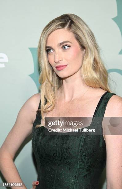 Allegra Edwards attends Amazon Freevee and Prime Video's Winter Wonderland holiday party at Amazon Studios on December 13, 2023 in Culver City,...