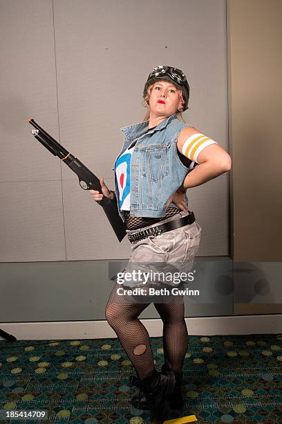 Carson Wakefield as Tank Girl attends Nashville Comic Con 2013 at Music City Center on October 19, 2013 in Nashville, Tennessee.