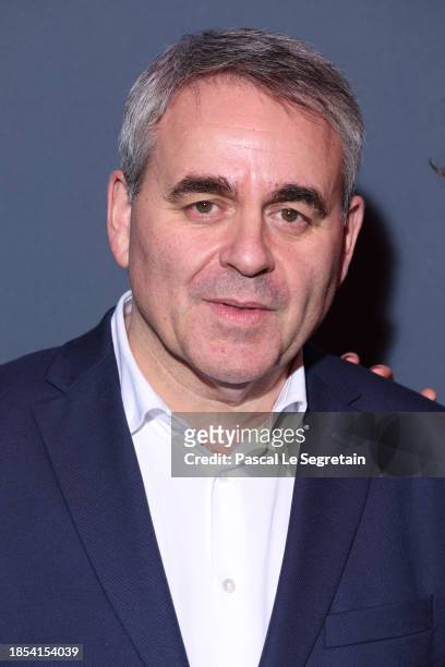 Xavier Bertrand attends the "Les Eclats" By Series Mania Photocall at La Gaite Lyrique on December 13, 2023 in Paris, France.