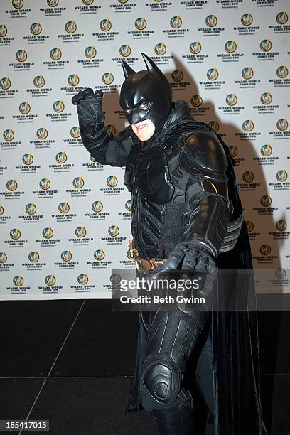 Adam Prince as Dark Knight attends Nashville Comic Con 2013 at Music City Center on October 19, 2013 in Nashville, Tennessee.