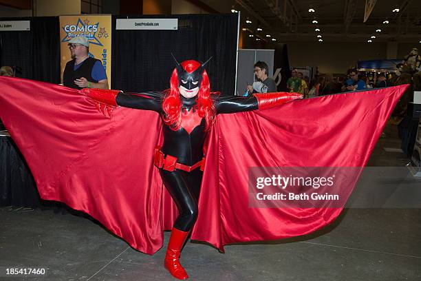 Dee Volpe as Batwoman attends Nashville Comic Con 2013 at Music City Center on October 19, 2013 in Nashville, Tennessee.