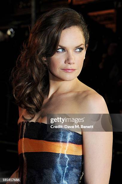 Ruth Wilson attends the Closing Night Gala European Premiere of "Saving Mr Banks" during the 57th BFI London Film Festival at Odeon Leicester Square...