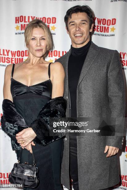 Stacy Haiduk and Paul Telfer attend the National Academy Of Television Arts & Sciences Unveils Their 50th Annual Daytime Emmy Commemorative Statue at...