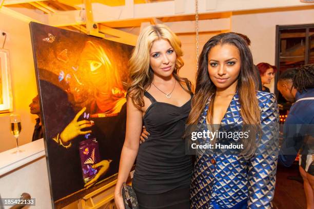 Kat Graham attends Songs Of Hope For The Somaly Mam Foundation Sponsored By Belvedere Vodka, Red O Restaurant, Tagine Restaurant And The One Group on...