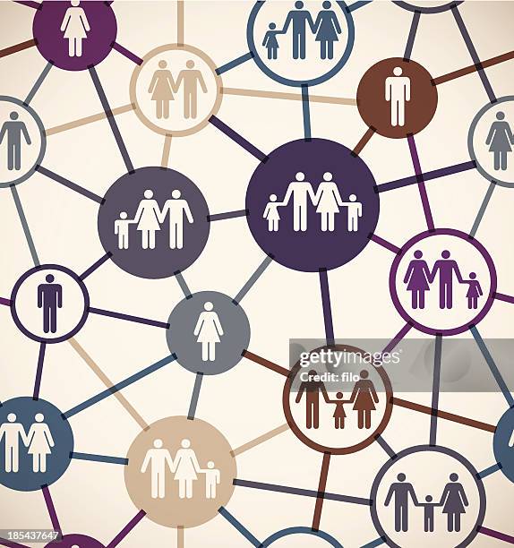 seamless community people - siblings sharing stock illustrations