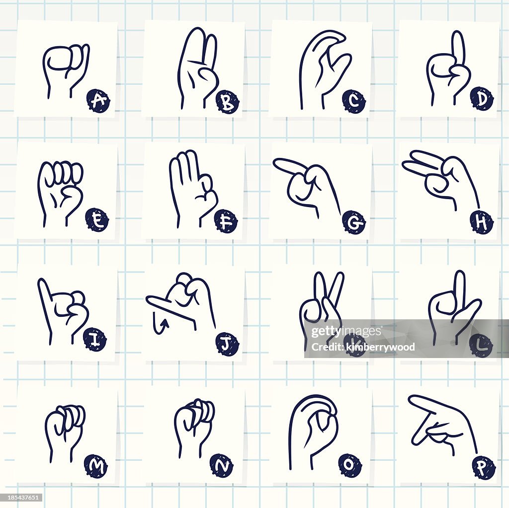Getty Hand Sign Hand Sign High-Res Vector Graphic - Getty Images