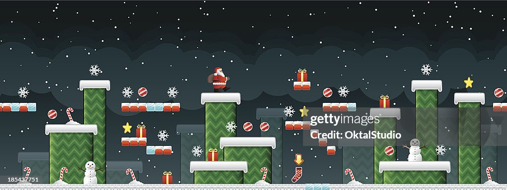 Classic Christmas Arcade game