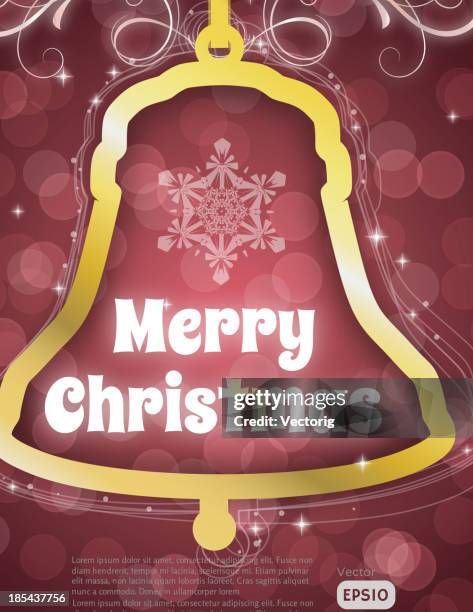 christmas bell - japanese lantern stock illustrations