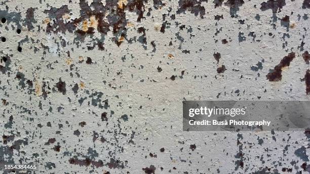 rusty panel surface - peeling off stock pictures, royalty-free photos & images
