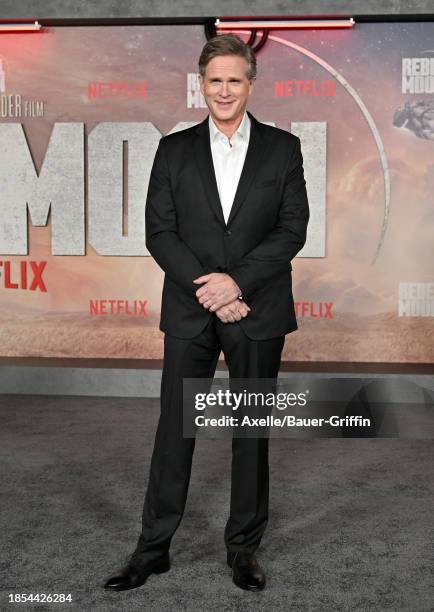 Cary Elwes attends the Los Angeles Premiere of Netflix's "Rebel Moon - Part One: A Child of Fire" at TCL Chinese Theatre on December 13, 2023 in...