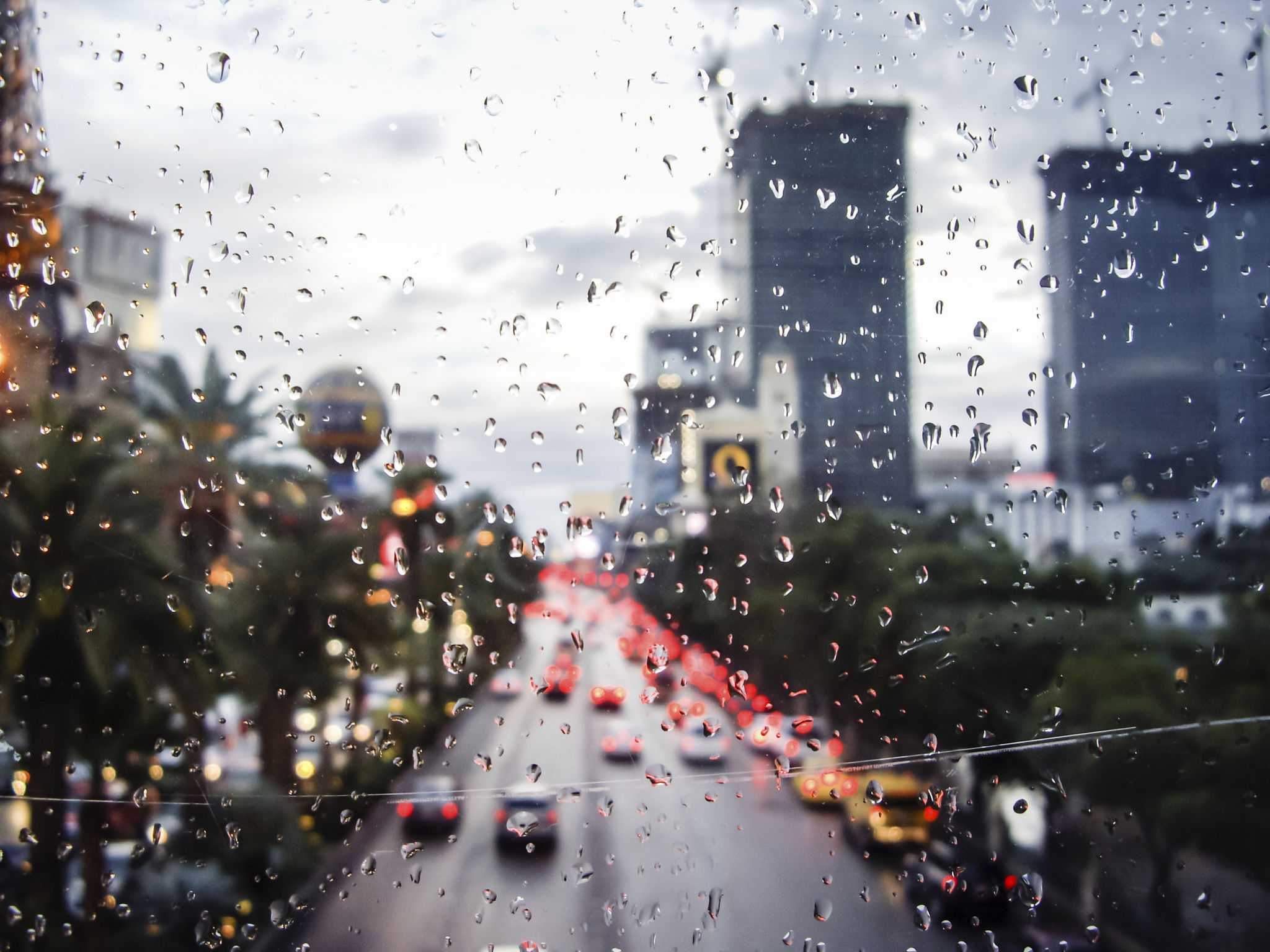 las vegas rain