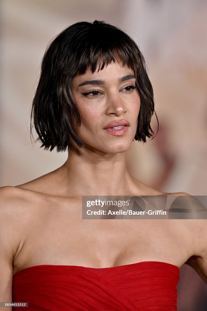 Sofia Boutella attends the Los Angeles Premiere of Netflix's "Rebel