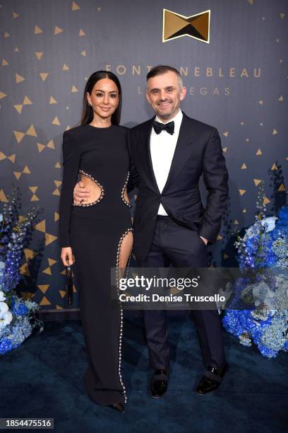 Mona Vand and Gary Vaynerchuk attend the Fontainebleau Las Vegas Star-Studded Grand Opening Celebration on December 13, 2023 in Las Vegas, Nevada.