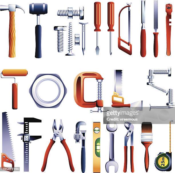 tools - glass cutter stock illustrations