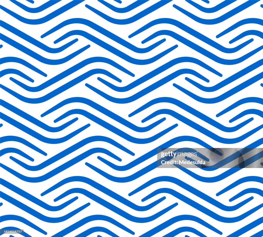 Flowline Pattern Seamless Pattern Of Flowing Lines High-Res Vector Graphic - Getty Images