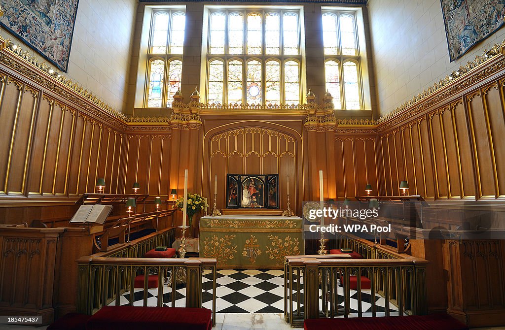 The Chapel Royal At St James's Palace Where Prince George of Cambridge Is To Be Christened
