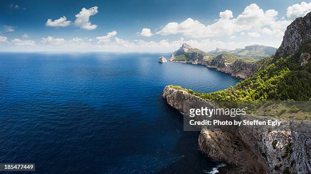 cap formentor mallorca - cabo formentor stock pictures, royalty-free photos & images