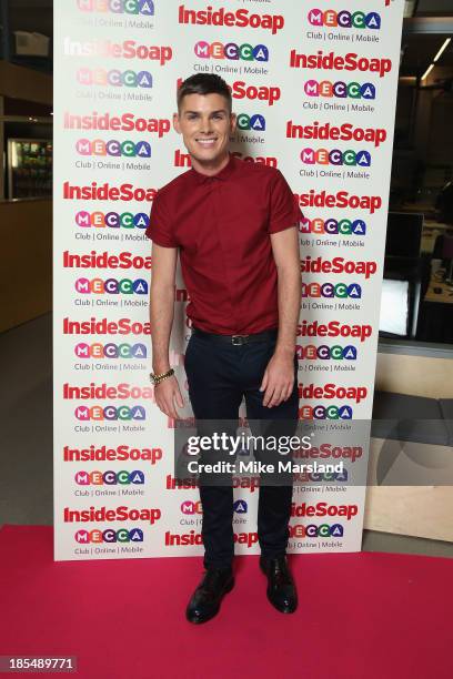 Kieron Richardson attends The Inside Soap Awards at The Ministry of Sound on October 21, 2013 in London, England.