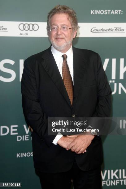 Martin Moszkowicz attends the 'Inside Wikileaks' Germany Premiere at Kulturbrauerei on October 21, 2013 in Berlin, Germany.