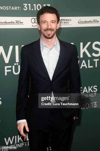 Oliver Berben attends the 'Inside Wikileaks' Germany Premiere at Kulturbrauerei on October 21, 2013 in Berlin, Germany.