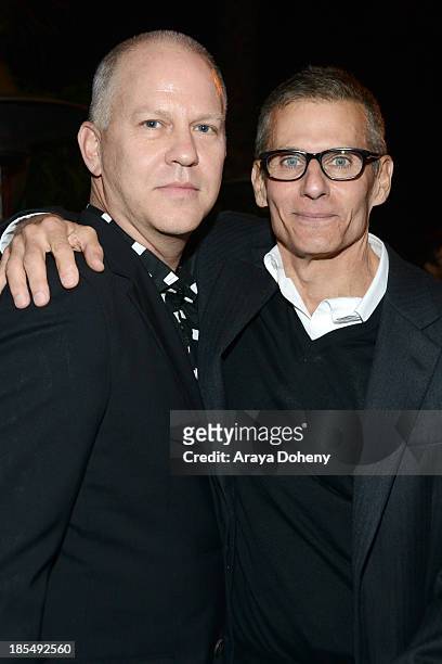 Ryan Murphy and Mike Lombardo attend 'An Evening Under The Stars' Benefiting The L.A. Gay & Lesbian Center on October 19, 2013 in Los Angeles,...