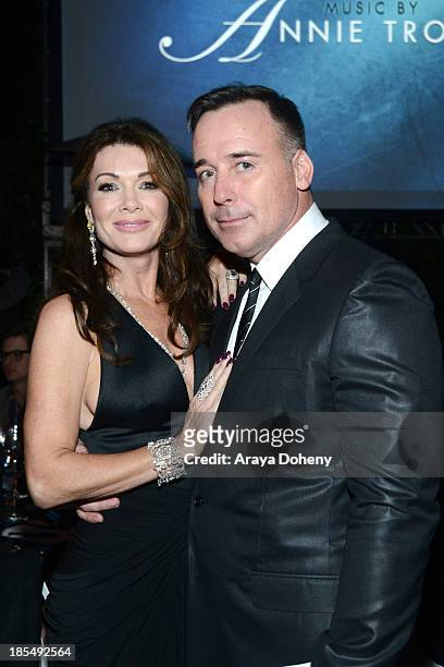 Lisa Vanderpump and David Furnish attend 'An Evening Under The Stars' Benefiting The L.A. Gay & Lesbian Center on October 19, 2013 in Los Angeles,...